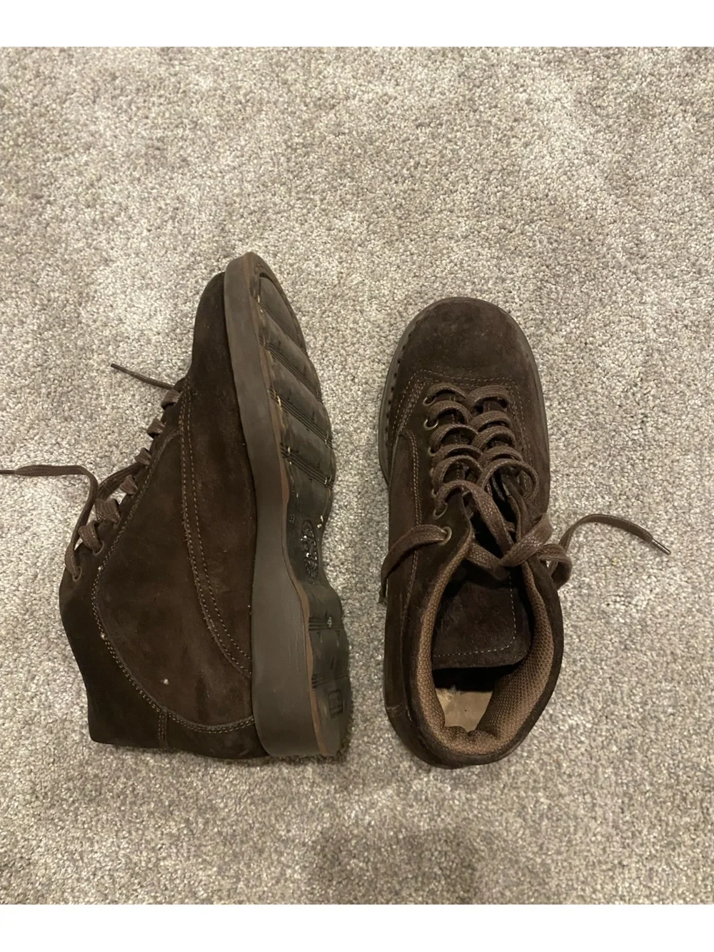 Italian Shoemakers Dark Brown Suede Chukka Boots